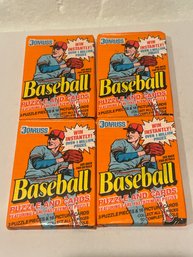 1990 Donruss Wax Pack Unopened Lot Of 4