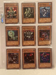 Yugioh Sheet Of 9 - 1996