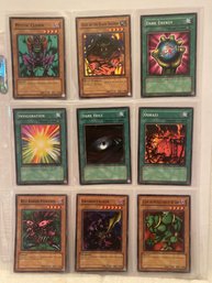 Yugioh Sheet Of 9 - 1996