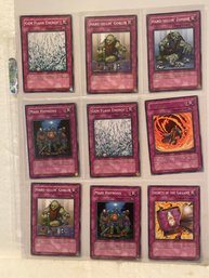 Yugioh Sheet Of 9 - 1996