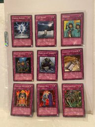 Yugioh Sheet Of 9 - 1996
