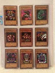 Yugioh Sheet Of 9 - 1996