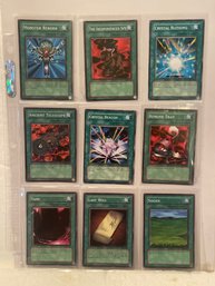 Yugioh Sheet Of 9 - 1996