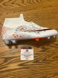 Ronaldo Autographed Cleat  With COA