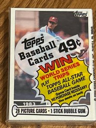 1984 Topps Baseball Cello Pack W Steve Carlton Showing!