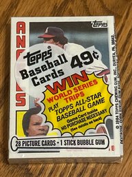 1984 Topps Baseball Cello Pack With HOFs Tony Perez AND Rod Carew Showing!
