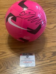 Ronaldo Autographed Ball  With COA!