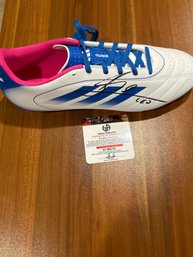 Lionel Messi Autographed Cleat With COA