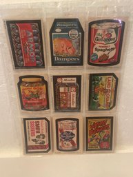 1979 Topps Wacky Packages Series #1 - Lot Of 9