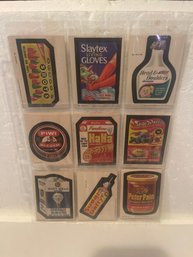 1979 Topps Wacky Packages Series #1 - Lot Of 9