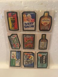 1979 Topps Wacky Packages Series #1 - Lot Of 9