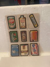 1979 Topps Wacky Packages Series #1 - Lot Of 9