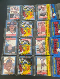 1988 Donruss Rack Pack Lot Of 4