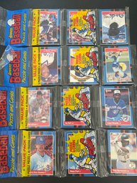 1988 Donruss RackPack Lot Of 4