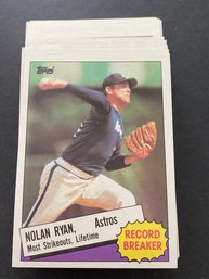1985 Topps Baseball Card Nolan Ryan Bulk Dealer Lot Of 39