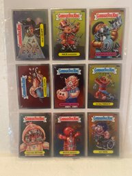 Garbage Pail Kids - Lot Of 9 -  Chrome