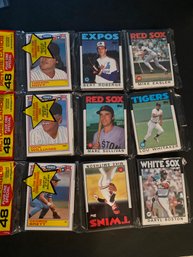 1986 Topps Baseball Rack Pack Lot Of 3
