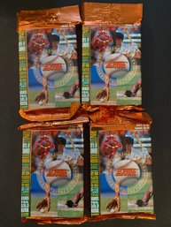 1994 SCORE Baseball Series 2 Sealed Hobby Packs - Lot Of 4