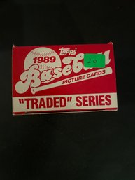 1989 Topps Traded Factory Set, Ken Griffey Jr. RC, Randy Johnson & Deion RC