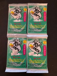 Yo MTV Raps Sealed Packs Vintage Packs Lot Of 4