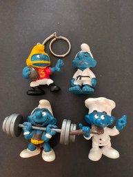 Smurf Figure Lot Of 4