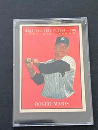 1961 Topps Baseball Card Most Valuable Players Roger Maris #478