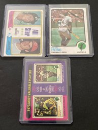 Pete Rose Baseball Card Lot Of 2