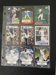 Derek Jeter Baseball Card Lot Of 13