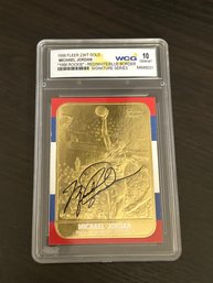 1998 Fleer Michael Jordan 23KT Gold Card WCG 10