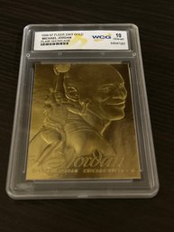1996-97 Fleer Michael Jordan 23KT Gold Card WCG 10