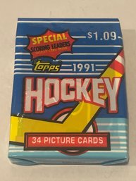1991 Topps Hockey Cello  1 - SEALED Lemieux, Gretzky!