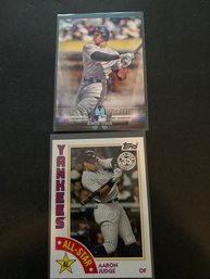 Aaron Judge Baseball Card Lot Of 2