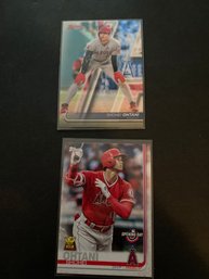 Shohei Ohtani Baseball Card Lot Of 2