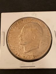 1971 D Ike Dollar BU