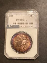 1890 MORGAN DOLLAR PCI MS64