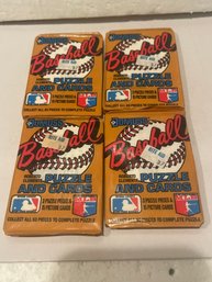 1987 Donruss Baseball  Cards - Bo Jackson - Lot Of - 4 Sealed Packs