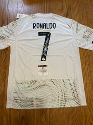 Ronaldo Autographed Jersey With COA
