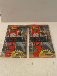 1994 Major League Baseball Topps Series 1 - Lot Of - 2 Packs