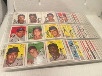 1954 Topps Archive Reprint Set Near Complete