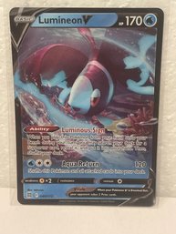 Pokmon TCG Lumineon V Brilliant Stars 040/172 Holo Ultra Rare Pack Fresh Mint!