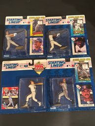 Starting Lineup Baseball Figure Lot Of 4