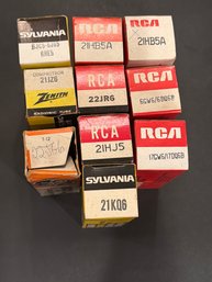 Vintage Radio Tube Lot Of 10