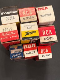 Vintage Radio Tube Lot Of 10
