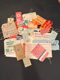 Vintage Travel Tag Lot