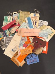 Vintage Travel Tag Lot