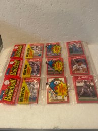 1990 Donruss Rack Packs Lot Of - 3
