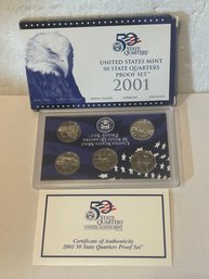 2001 Clad Proof Set U.S. Mint Original Government Packaging OGP Collectible
