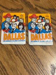 1981 Dallas Unopened Lot Of (2) Unopened Wax Packs