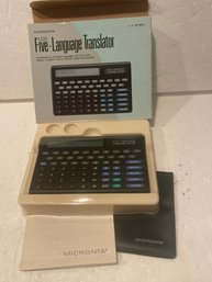 Micronta LCD Five Language Translator 63-683 Radio Shack EC