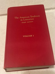Vintage 1967 The American Tradition In Literature Third Edition Vol 1